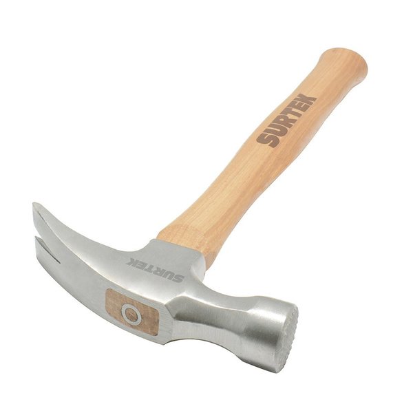 Surtek Straight claw 20oz hammer with milled face 420CF